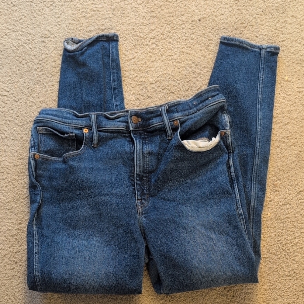 Madewell 10" High Rise Skinny Jeans Size 31